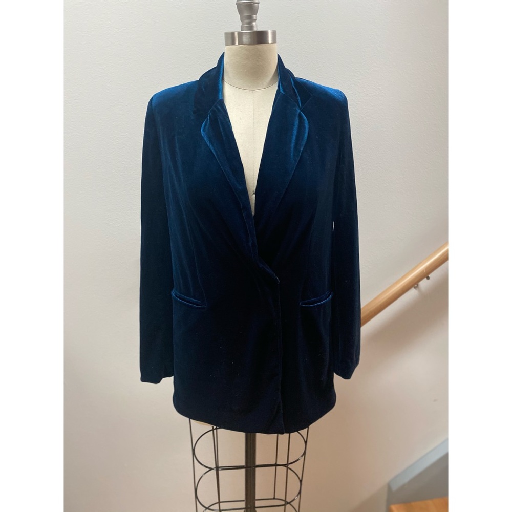 Blue Velvet Blazer